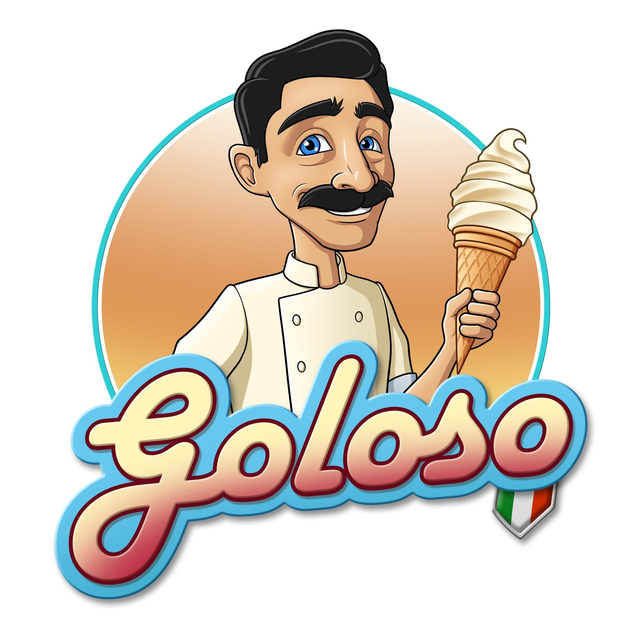 Goloso Gourmet Soft Serve logo